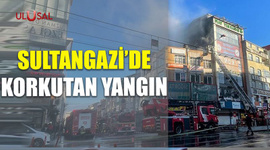 Sultangazi'de korkutan yangın